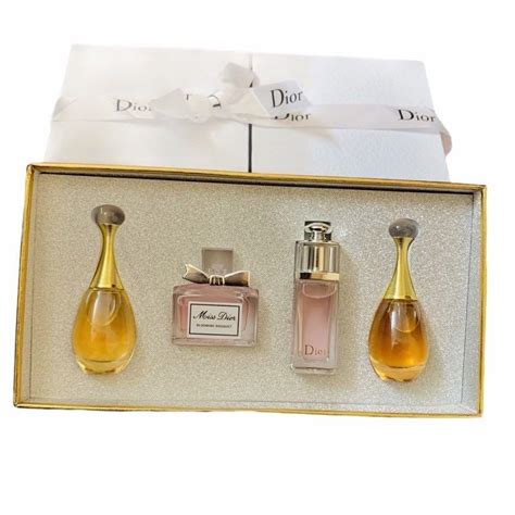 dior miniature perfume set.